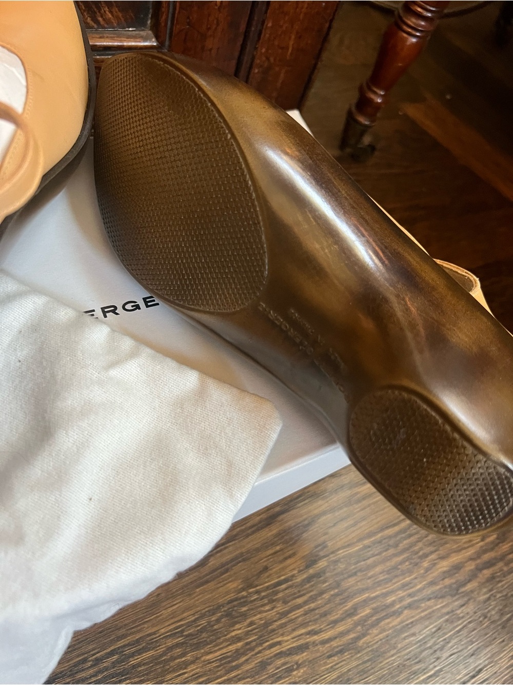 New.Rare. Robert Clergerie Leather Mary Jane Flats with Strap • 6 - Picture 6 of 9